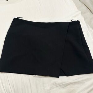 Zara black mini skort